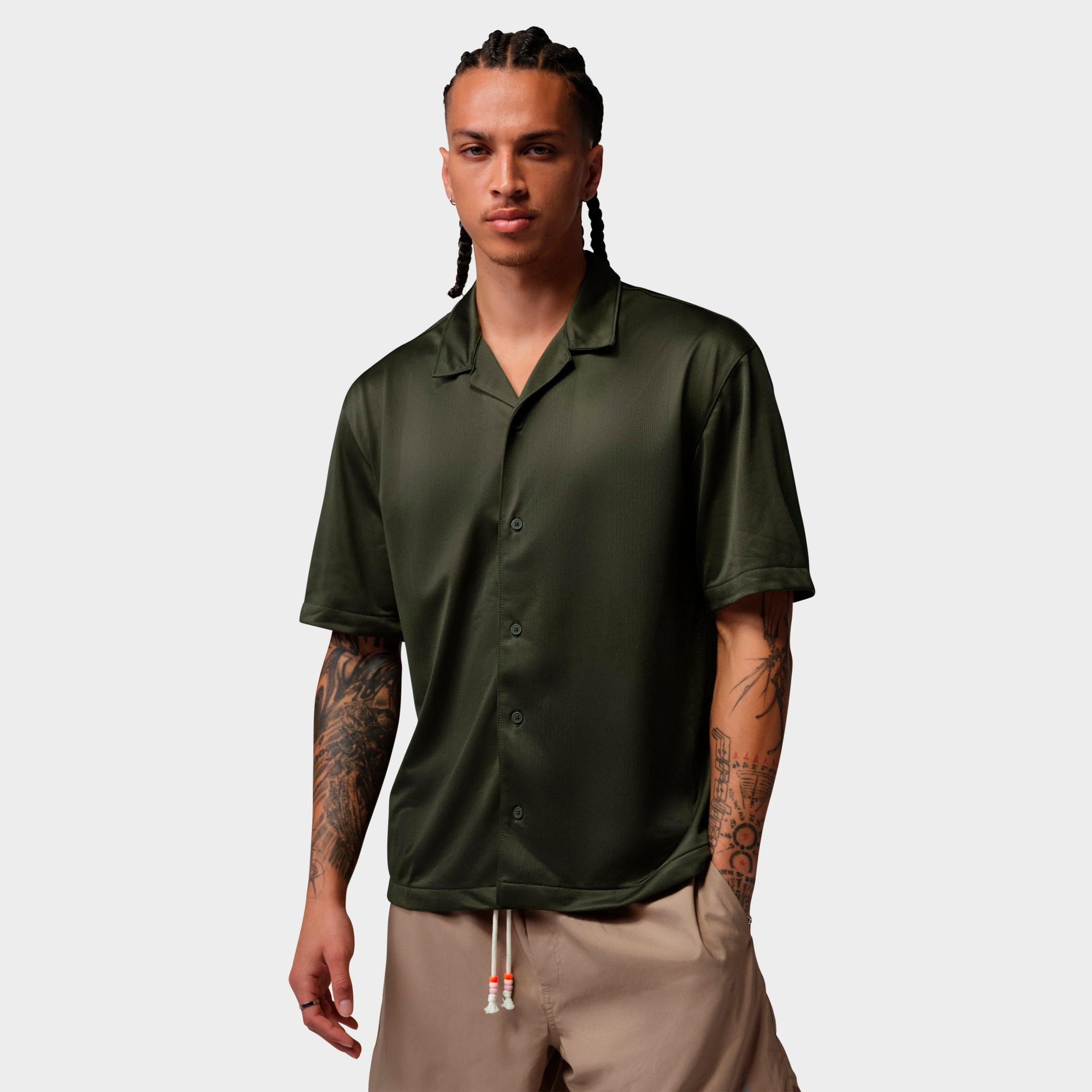 Men's Jordan Brooklyn Festival Button-Down Top | Finish Line