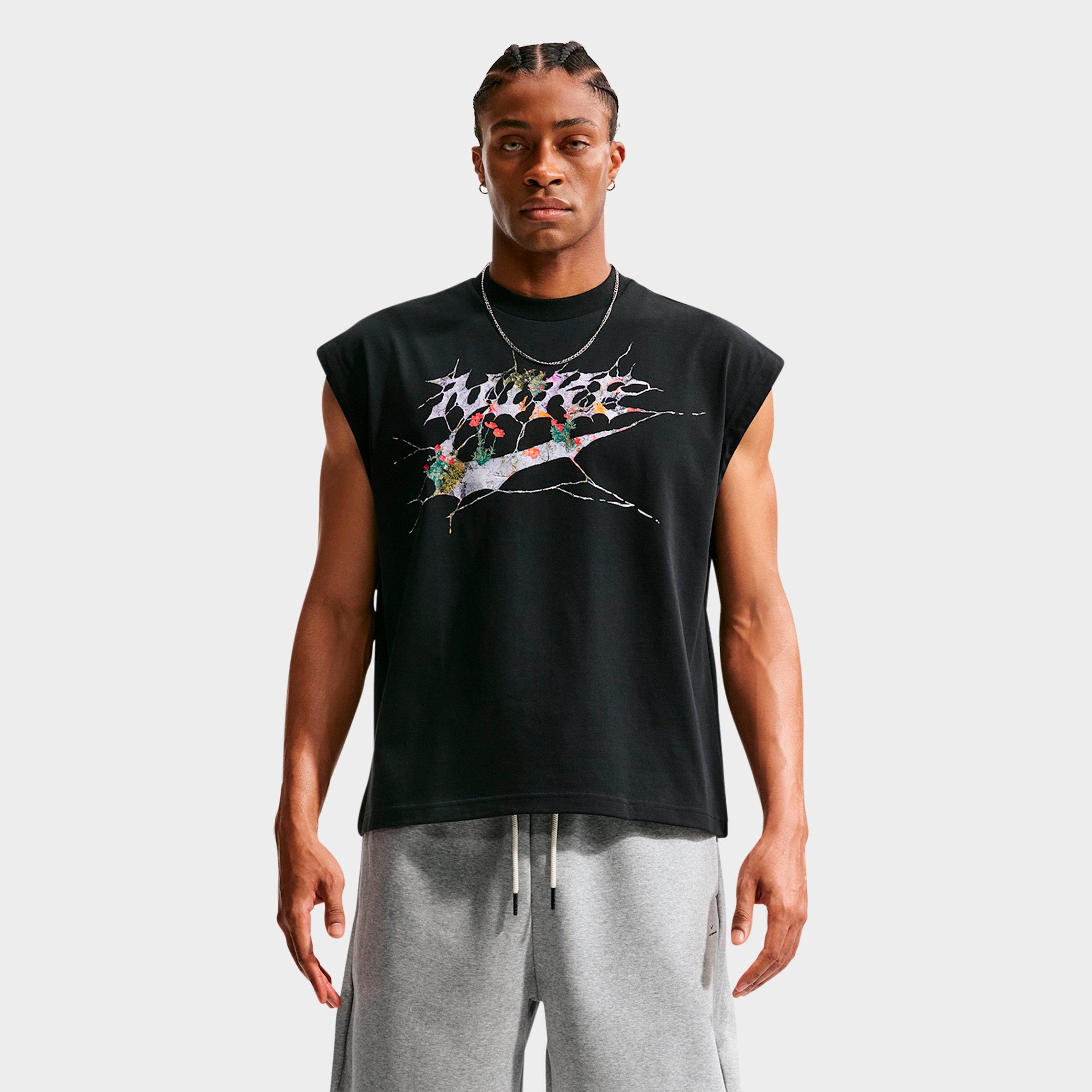 【選手支給品】Nike NBA Dri-FIT ブラック Mサイズ Men's Nike Standard Issue Dri-FIT Floral Graphic Sleeveless