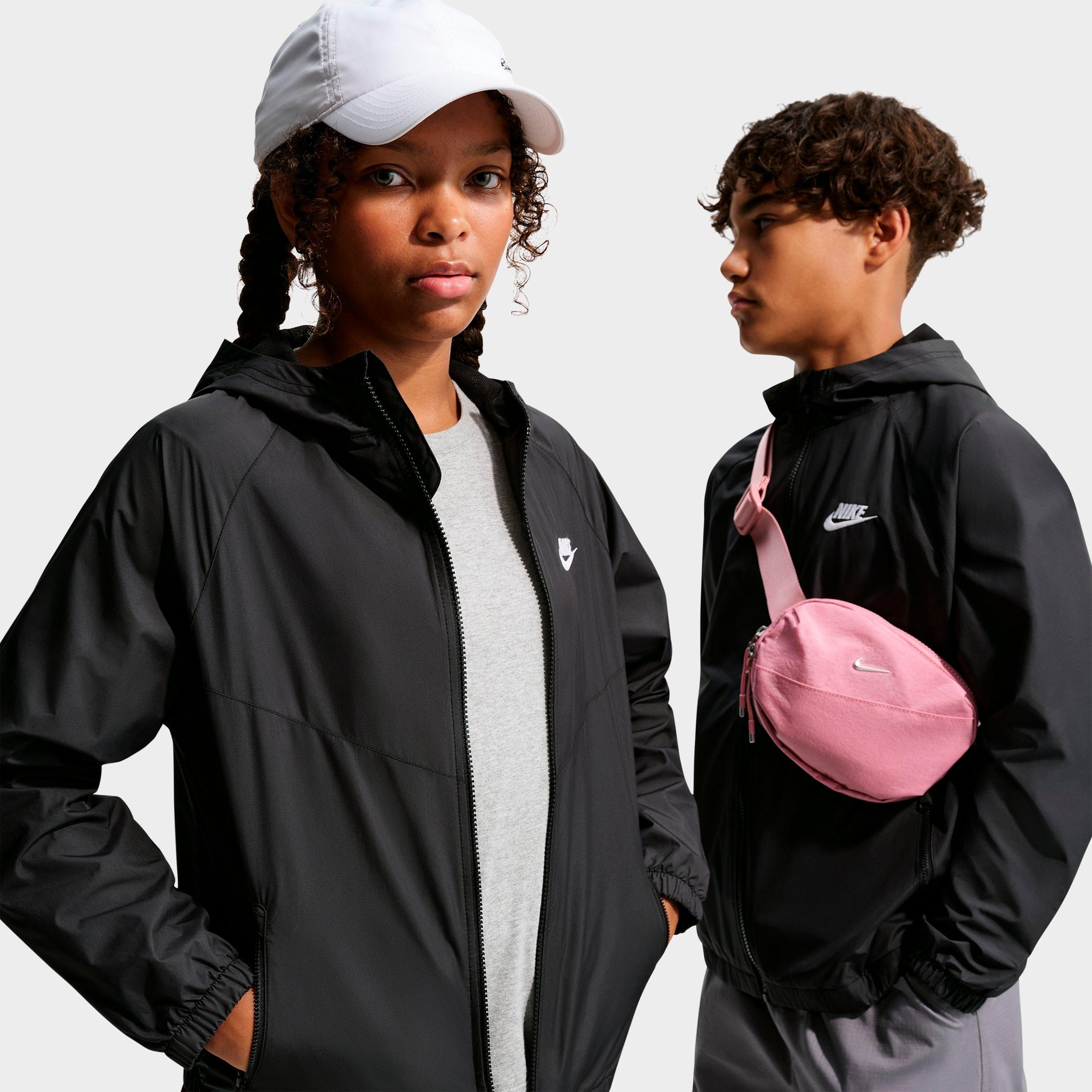 NIKE ボンバージャケット スタジャン KIDS 120 130 ヴィンテージ Nike Sportswear Kids Windrunner Stadium Green & White Zip Jacket