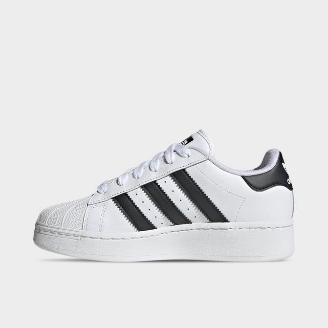 Womens adidas Superstar Athletic Shoe - Black / White