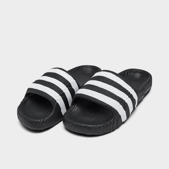 Adidas originals adilette hot sale slider sandals in black