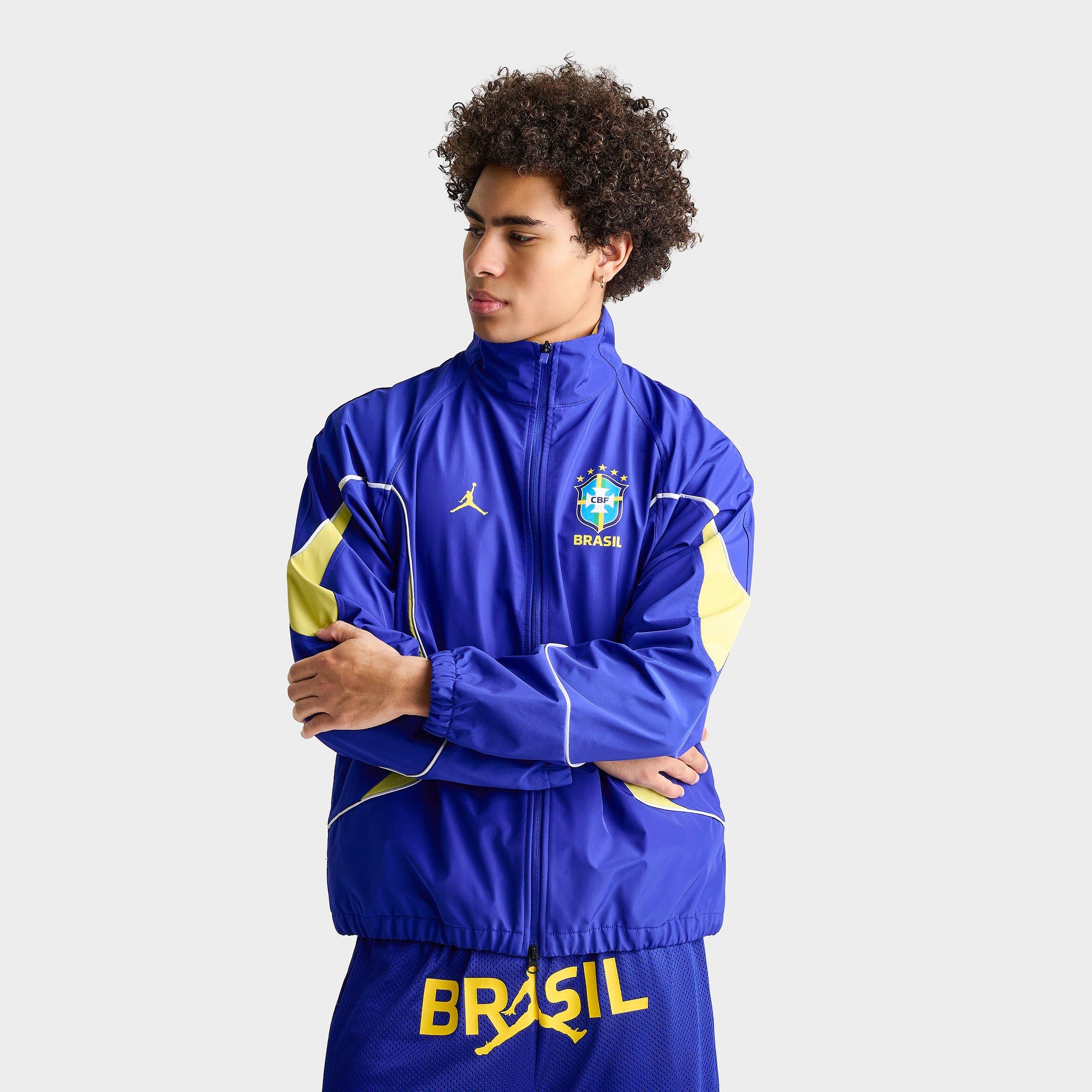 Men's Jordan Brazil Soccer Anthem Jacket | Finish Line