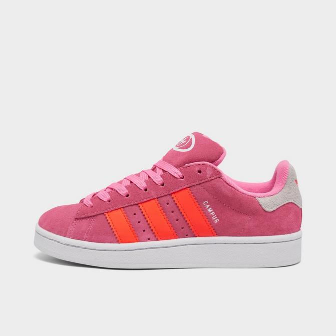 Pink adidas finish store line