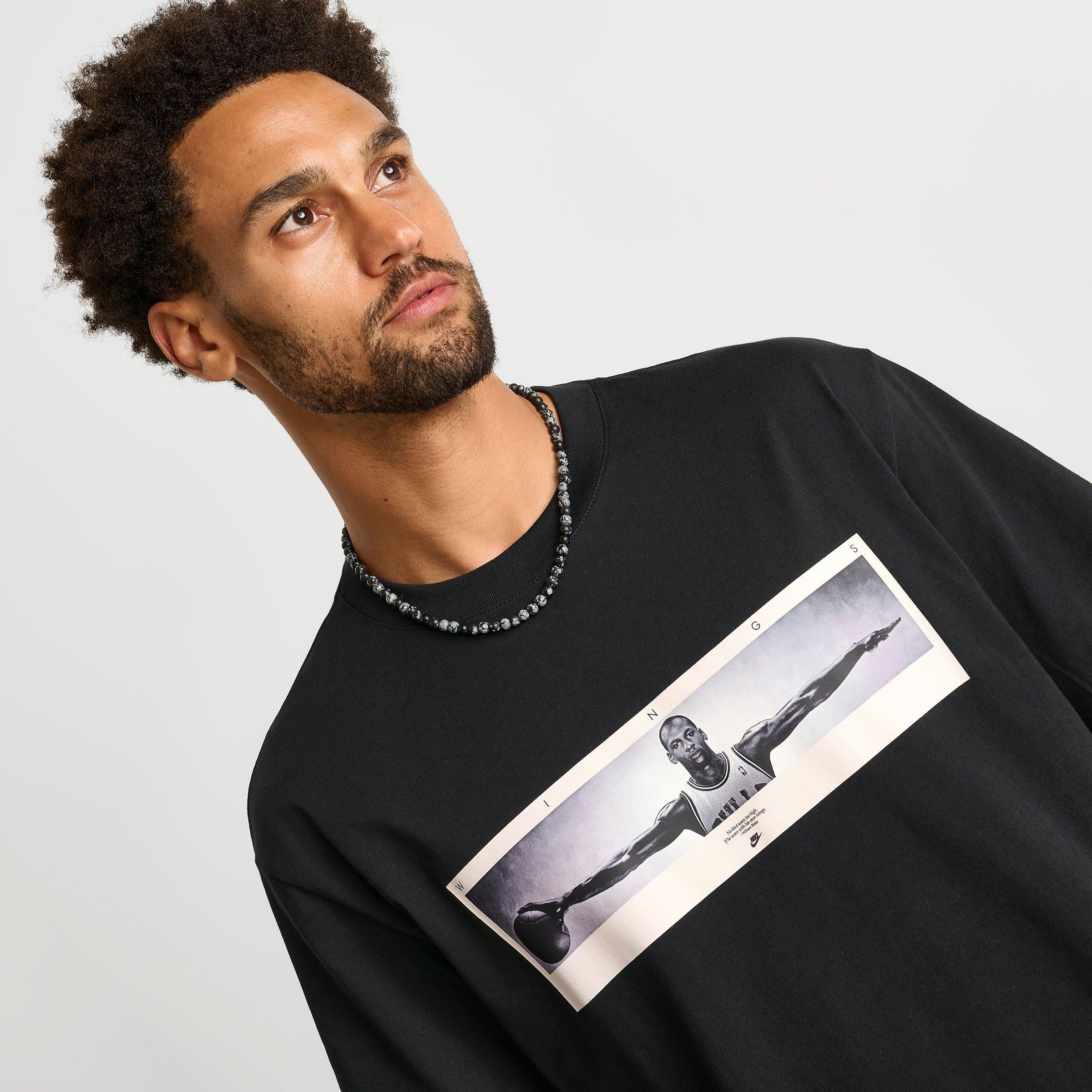 Men's Jordan Wings Photo Graphic T-Shirt