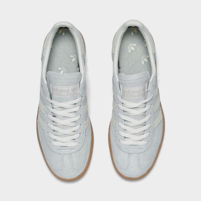 Back view of Women's adidas Originals Handball Spezial Casual Shoes in Wonder Silver/Off White/Gum Click to zoom