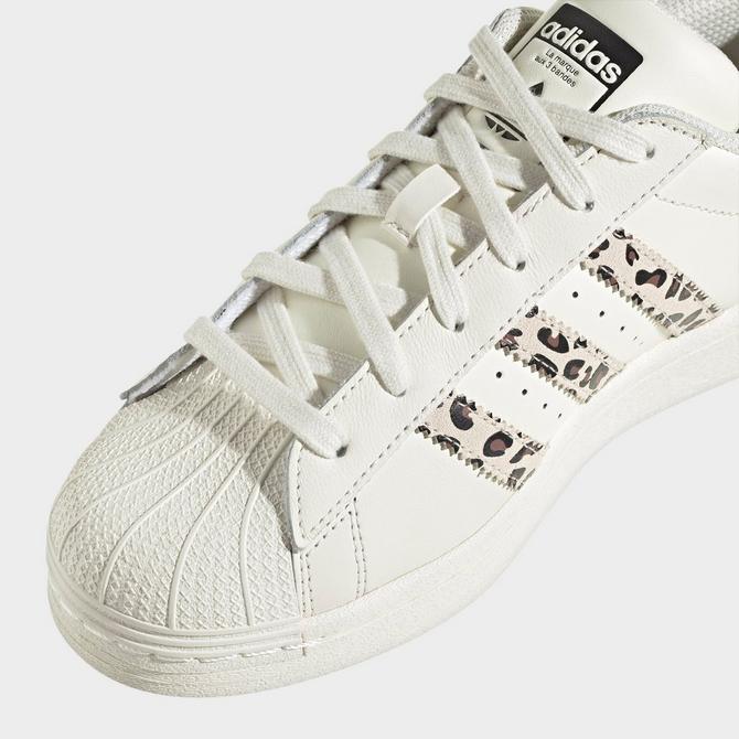 White adidas Originals Womens Loose Allover Print Satin Short