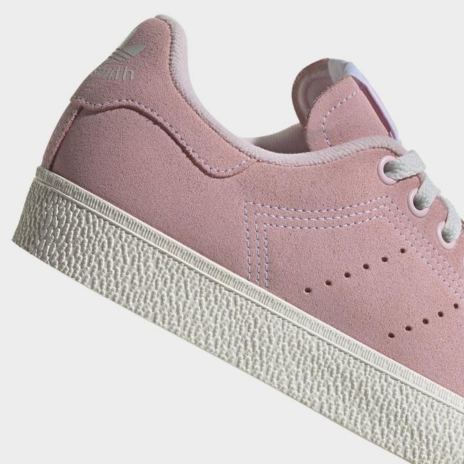 Adidas stan smith pink on sale suede