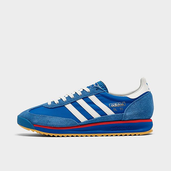Right view of Men's adidas Originals SL 72 RS Casual Shoes in Blue/Core White/Better Scarlet Click to zoom