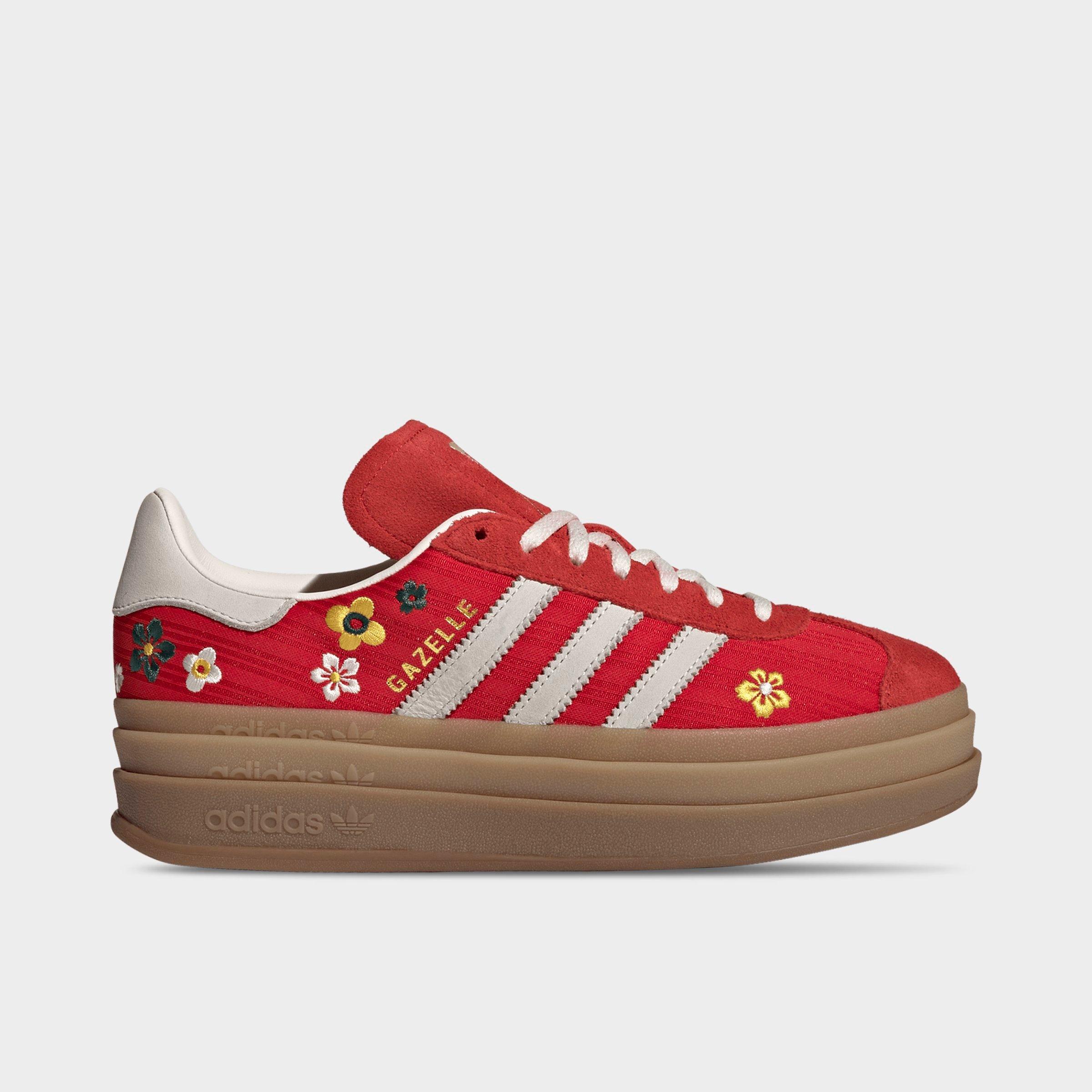 Women's adidas Originals Gazelle Bold Floral Casual Shoes | Finish