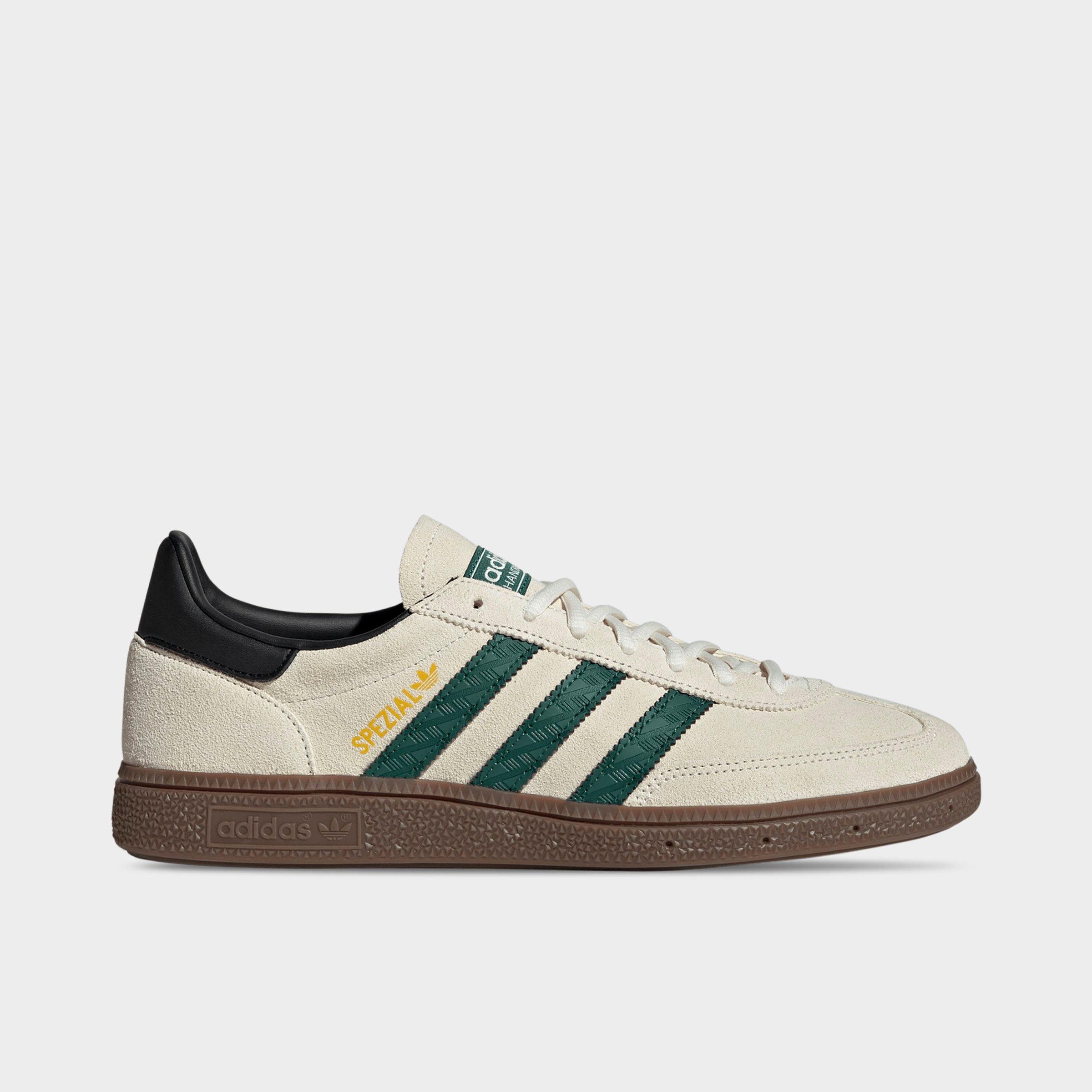 adidas gazelle silver green womens adidas Handball Spezial Shoes - Men's - Focus Olive Green / Fox Brown / Gum main image 0