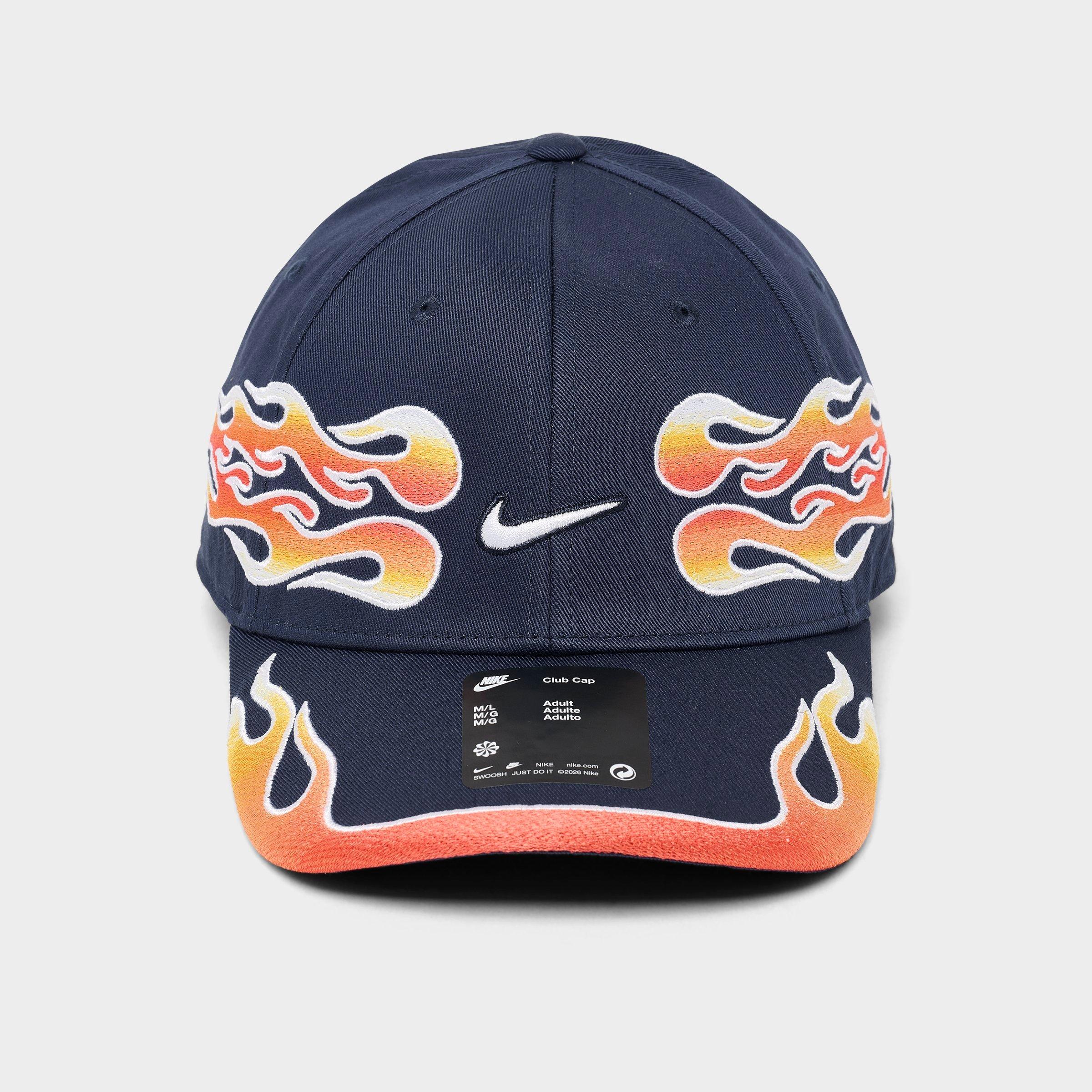 Nike Club Structured OG Flame Strapback Hat | Finish Line