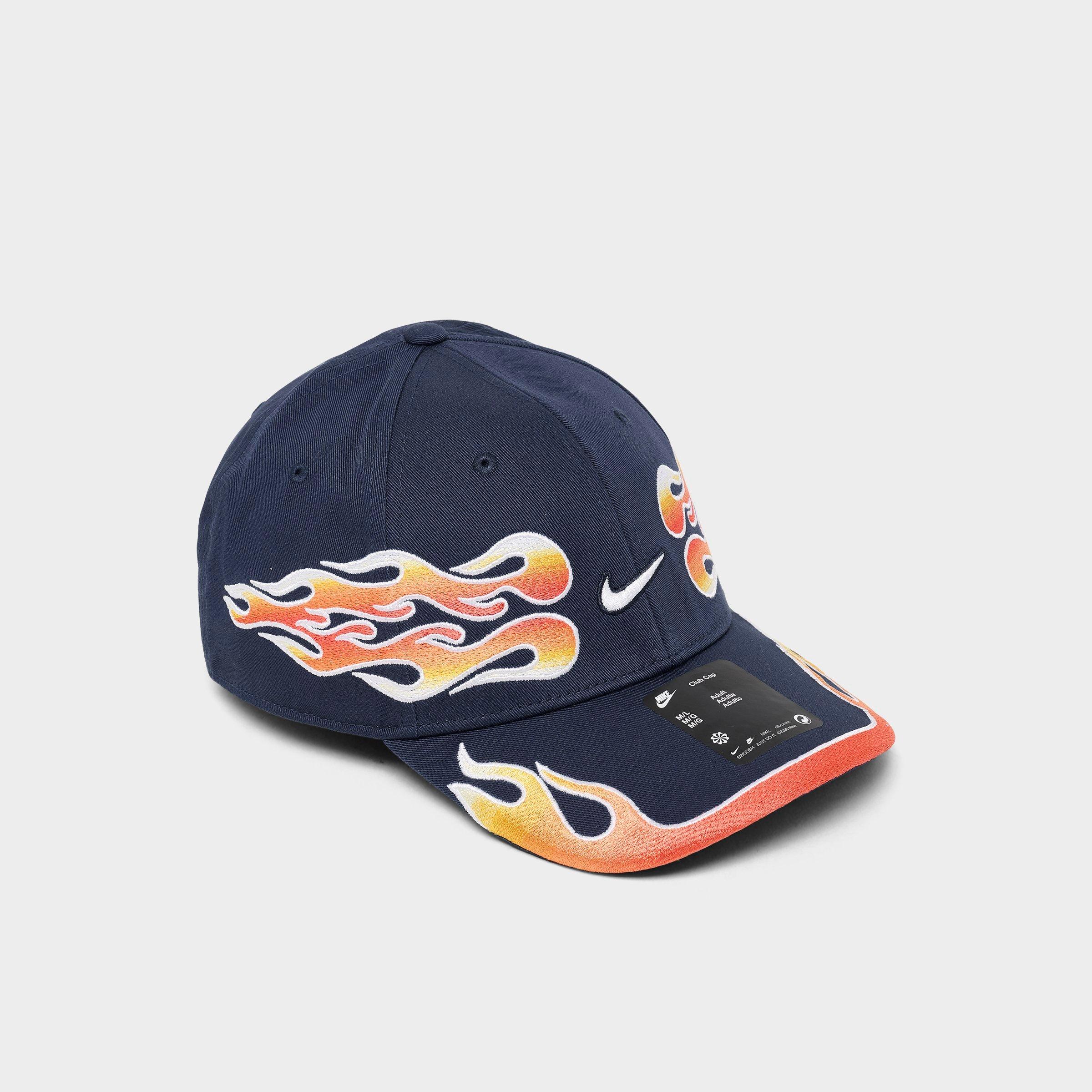 Nike Club Structured OG Flame Strapback Hat | Finish Line