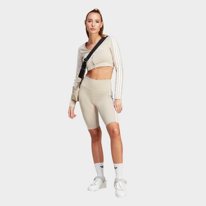 Women's adidas Originals adicolor Classics High-Waisted Short Tights|  Finish Line