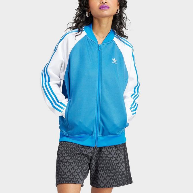 Women\'s adidas Originals adicolor Classics Oversized Superstar Track  Jacket| Finish Line | Sweatshirts
