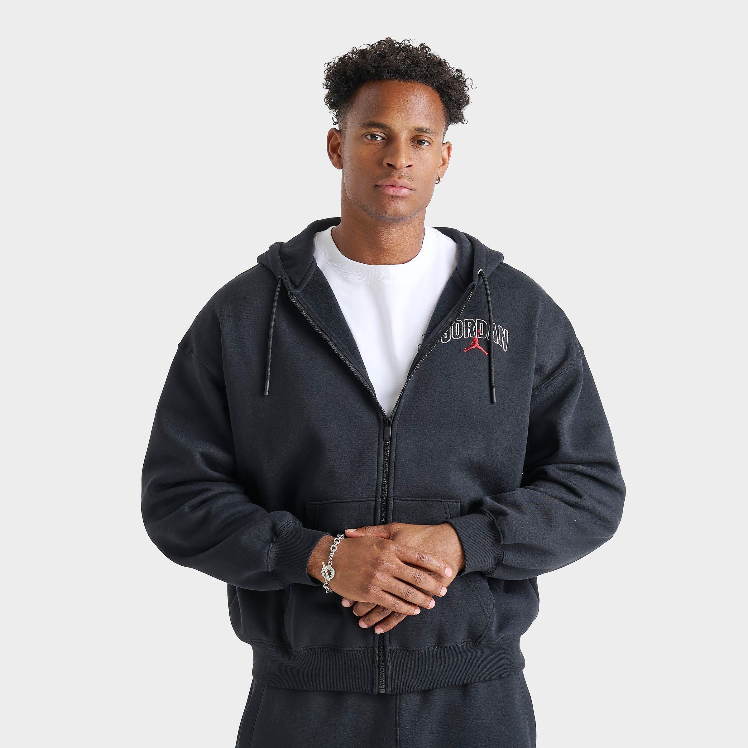 Men's Jordan Brooklyn Fleece Oversized Full-Zip Hoodie | Finish Line