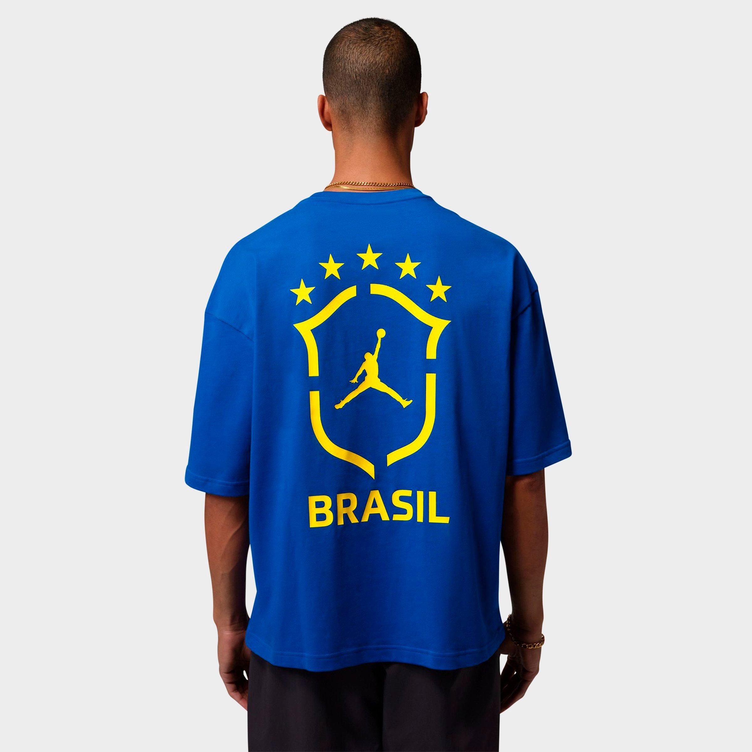 Men's Jordan 85 Brazil 5 Star Graphic Oversized T-Shirt | Finish Line