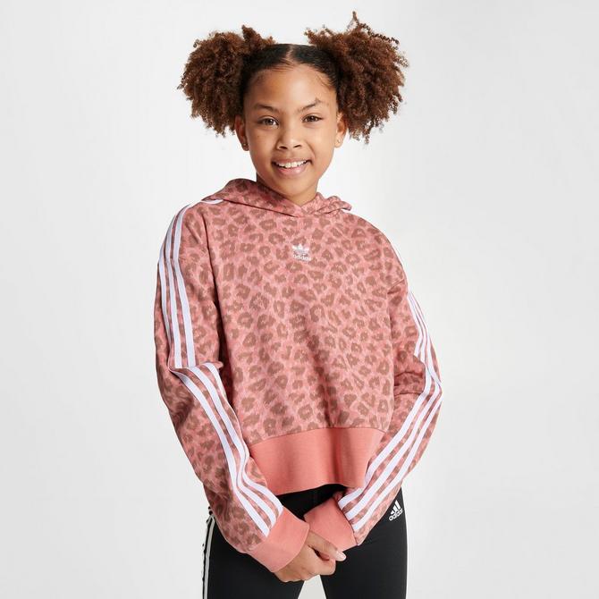 Girls adidas crop outlet hoodie