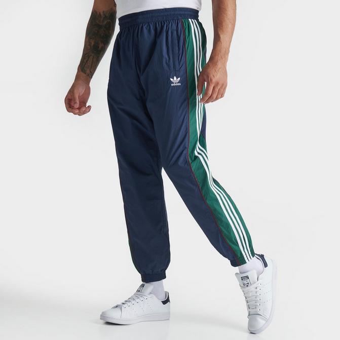 Vintage Navy and Green Adidas Track Pants 