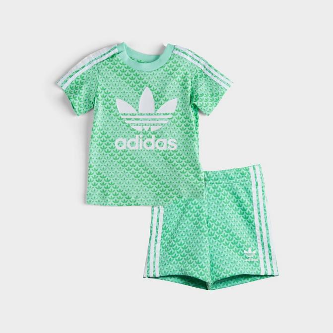 Infant adidas Originals Monogram T-Shirt and Shorts Set| Finish Line