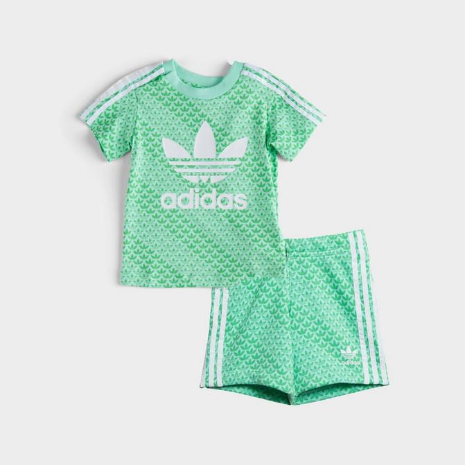 adidas Monogram T-Shirt and Shorts Finish Line