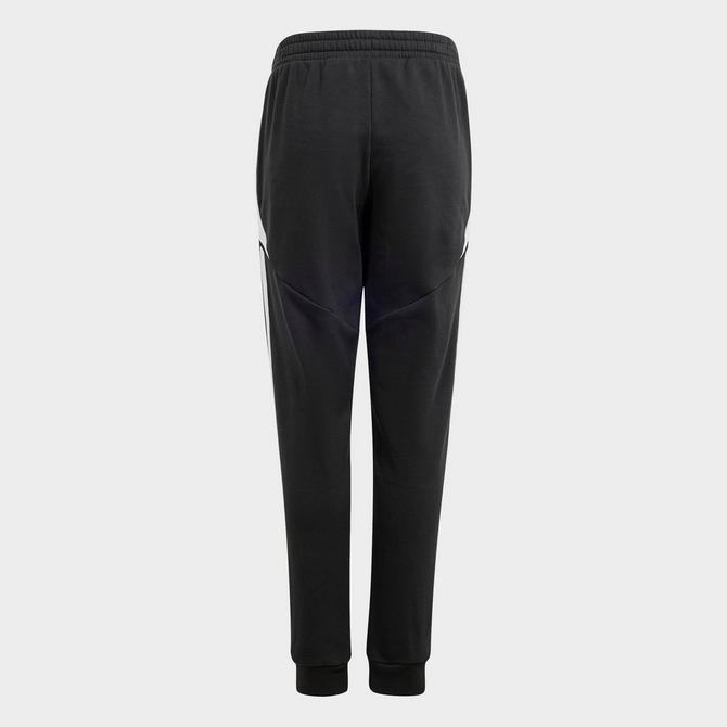 [angle] view of Kids' adidas Tiro 24 Jogger Pants in Black/White Click to zoom