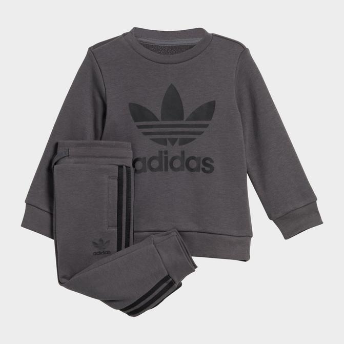 Adidas trefoil cheap crew set