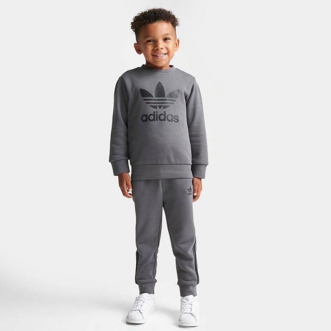 Kids Toddler adidas Originals Crewneck Sweatshirt and Jogger