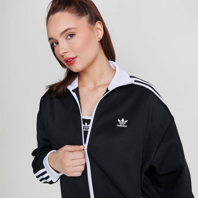 Adidas originals white track jacket online