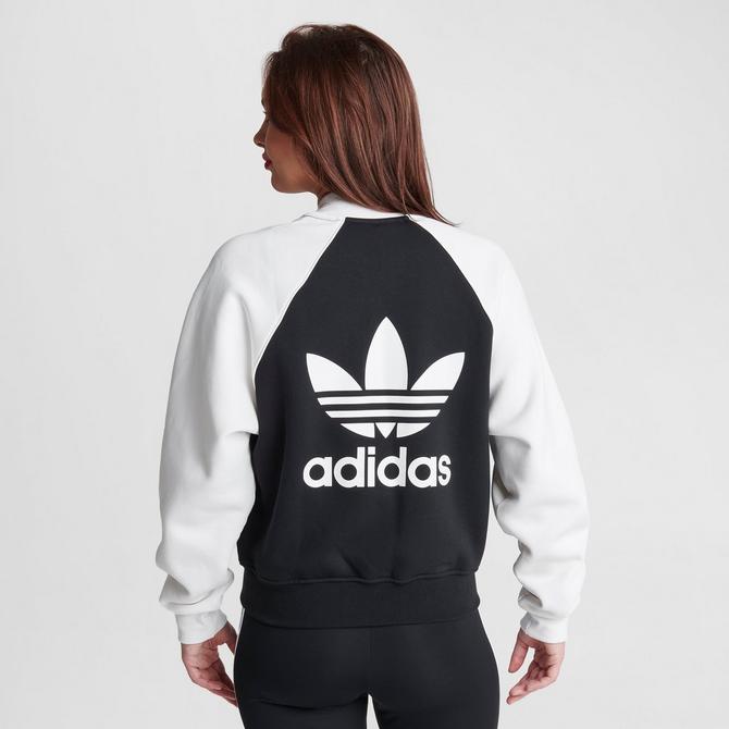 Adidas on sale sweater trefoil