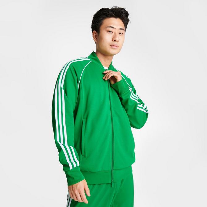 adidas Originals Velour Track Sweatpants Green for Men