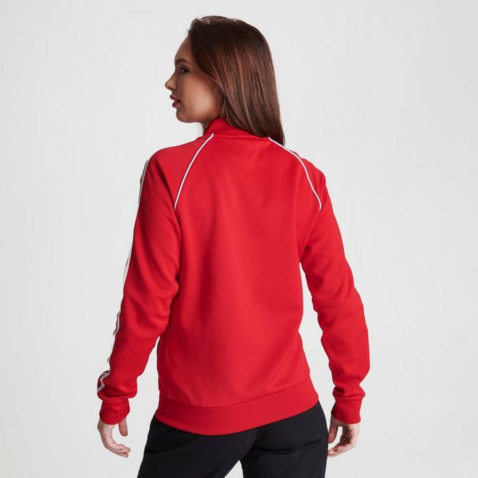 adidas Adicolor Red SST Track Jacket  Adidas tracksuit, Red tracksuit,  Adidas tracksuit women