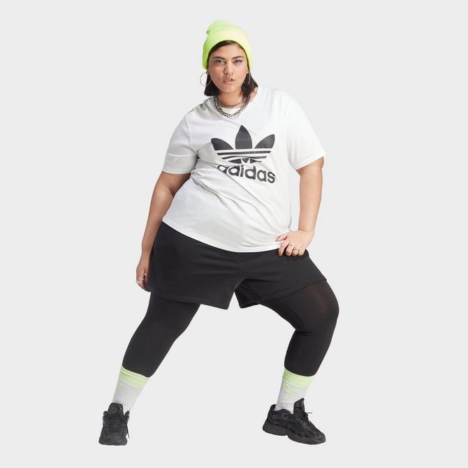 Women's adidas Originals adicolor Classics Trefoil T-Shirt (Plus Size)|  Finish Line