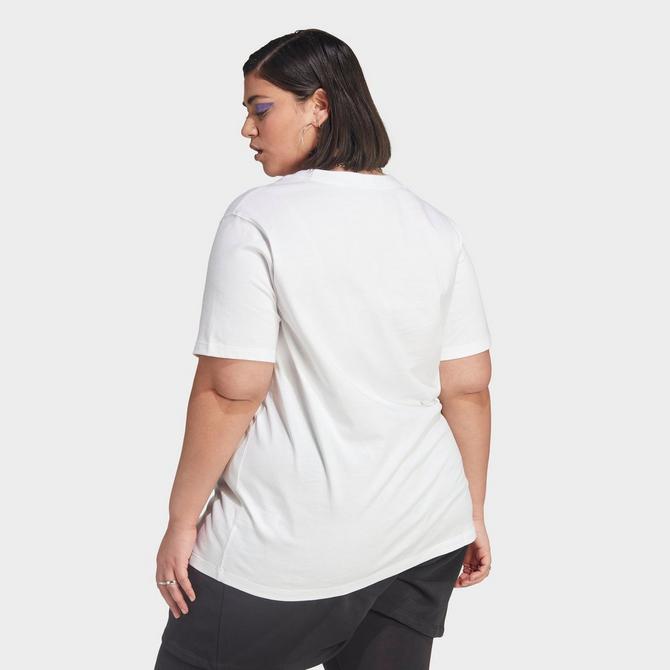 Women's adidas Originals adicolor Classics Trefoil T-Shirt (Plus Size)|  Finish Line