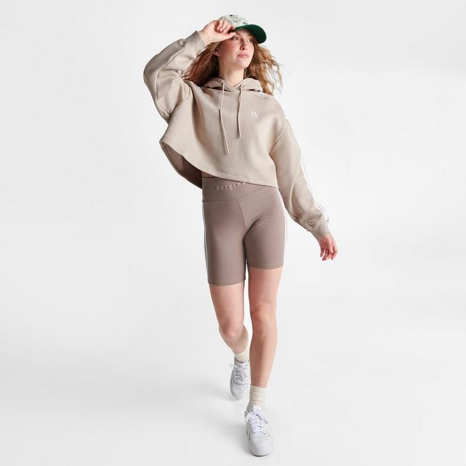 Adidas originals ryv cropped hoodie in off white sale