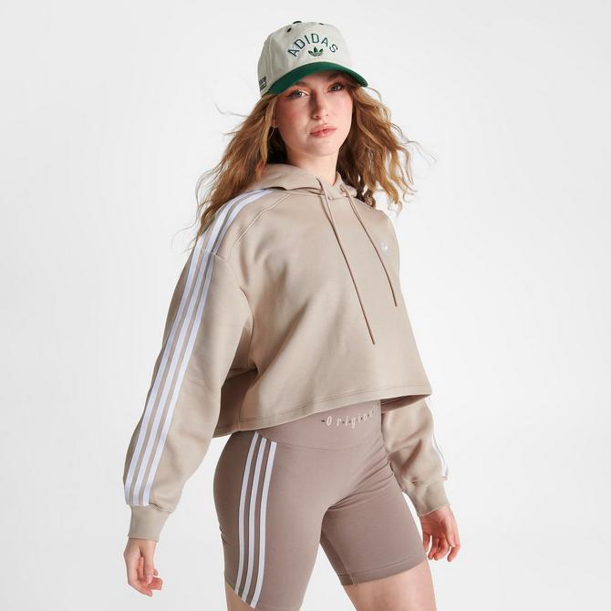 Women's adidas originals crop hoodie sale