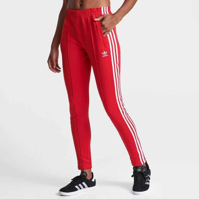 Buy adidas Originals Women Red 3-Striped Track Pants for Women