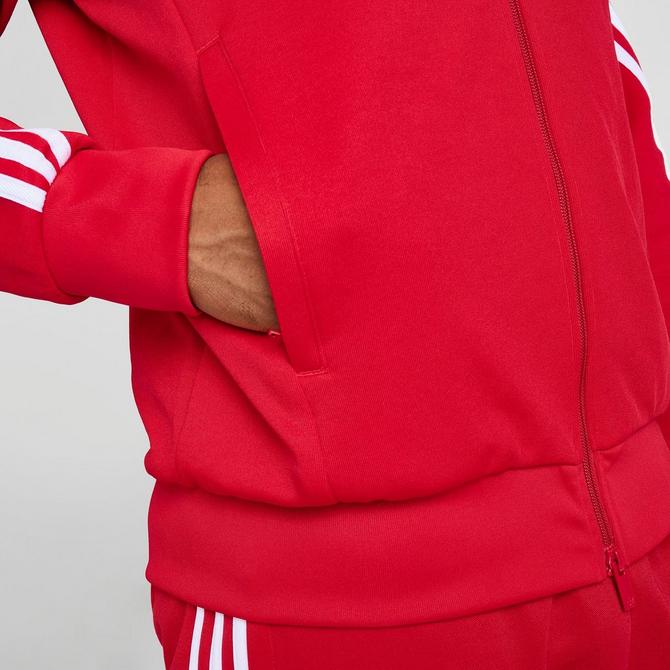 adidas Men's Adicolor Classics Firebird Tracktop, Better Scarlet