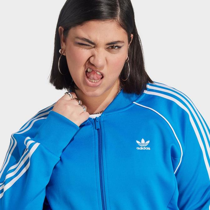 Plus size best sale adidas track jacket