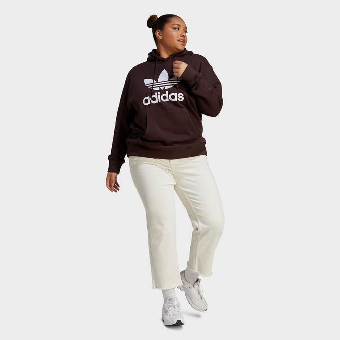 Ladies adidas trefoil clearance hoodie