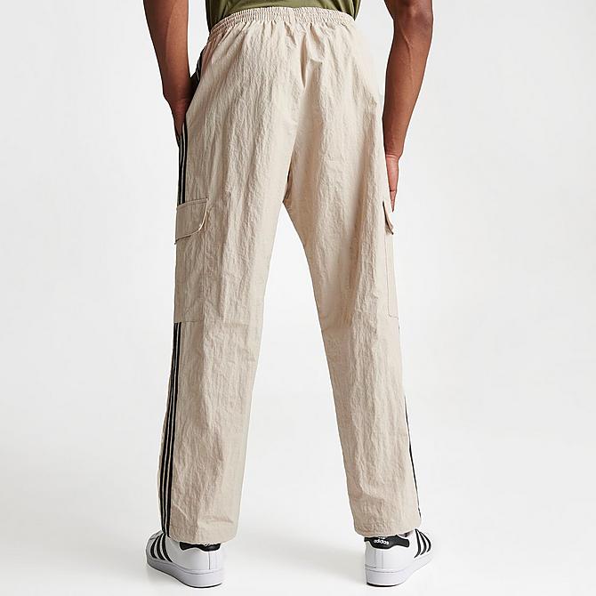 Back Right view of Men's adidas Originals adicolor Classics 3-Stripes Cargo Pants in Wonder Beige Click to zoom