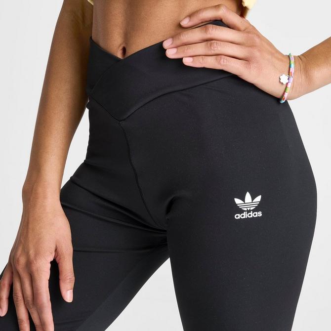 adidas Originals ESSENTIALS FLARED - Leggings - Trousers - earth