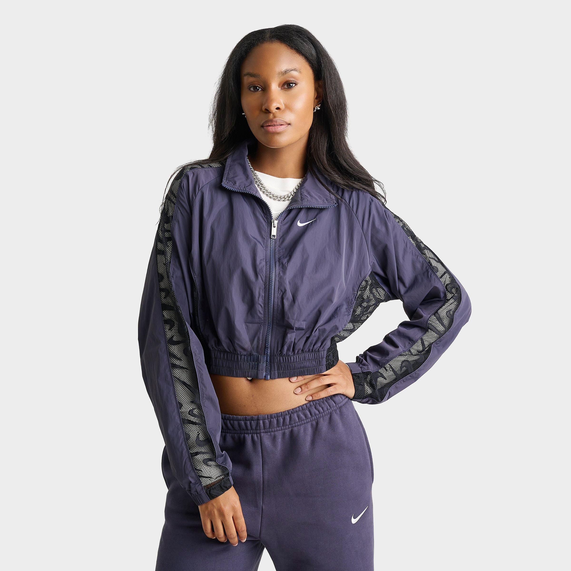 Women's Nike Sportswear Lace Cropped Full-Zip Track Jacket