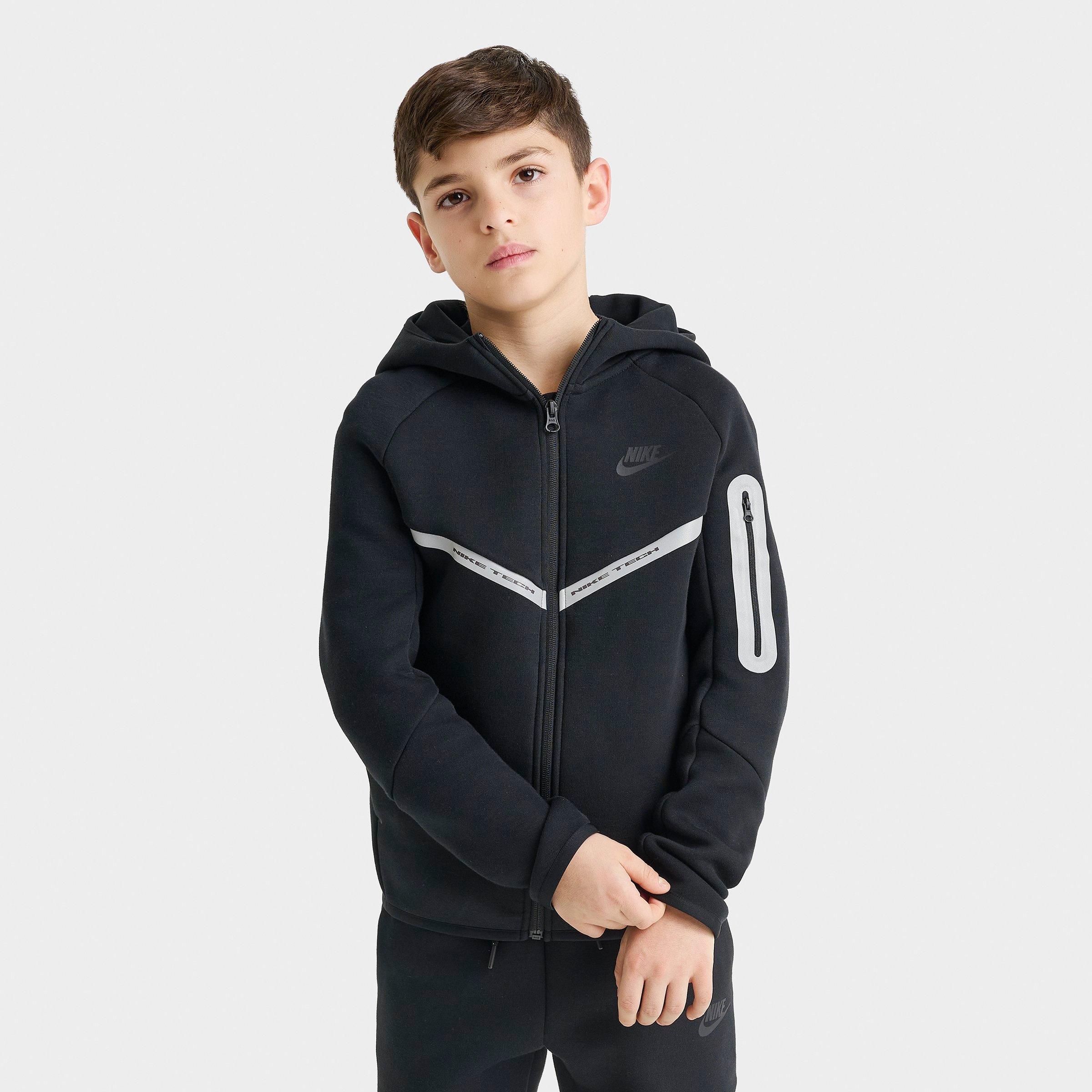 Boys' Big Kids' Nike Sportswear Tech Fleece Reflective Full Zip