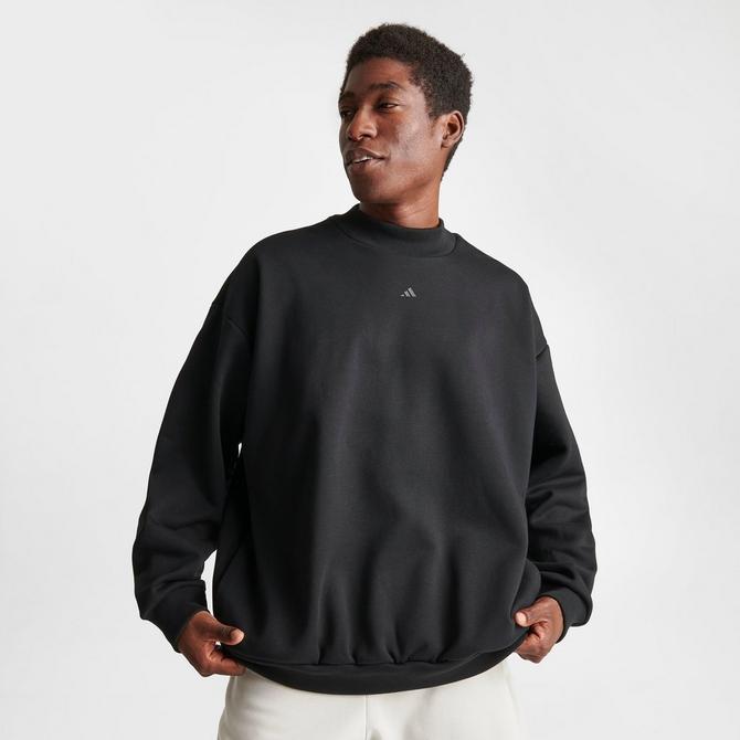 Adidas black clearance crew neck sweatshirt