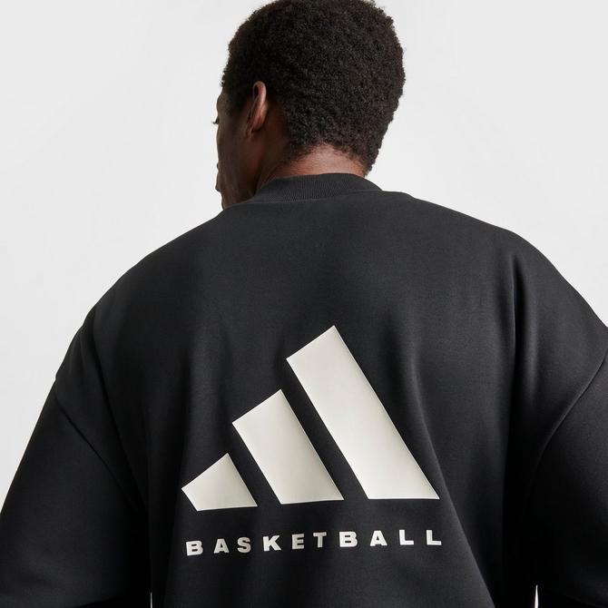adidas Basketball Fleece Crewneck Sweatshirt