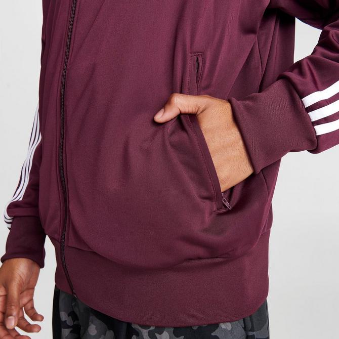 Adidas originals maroon on sale jacket