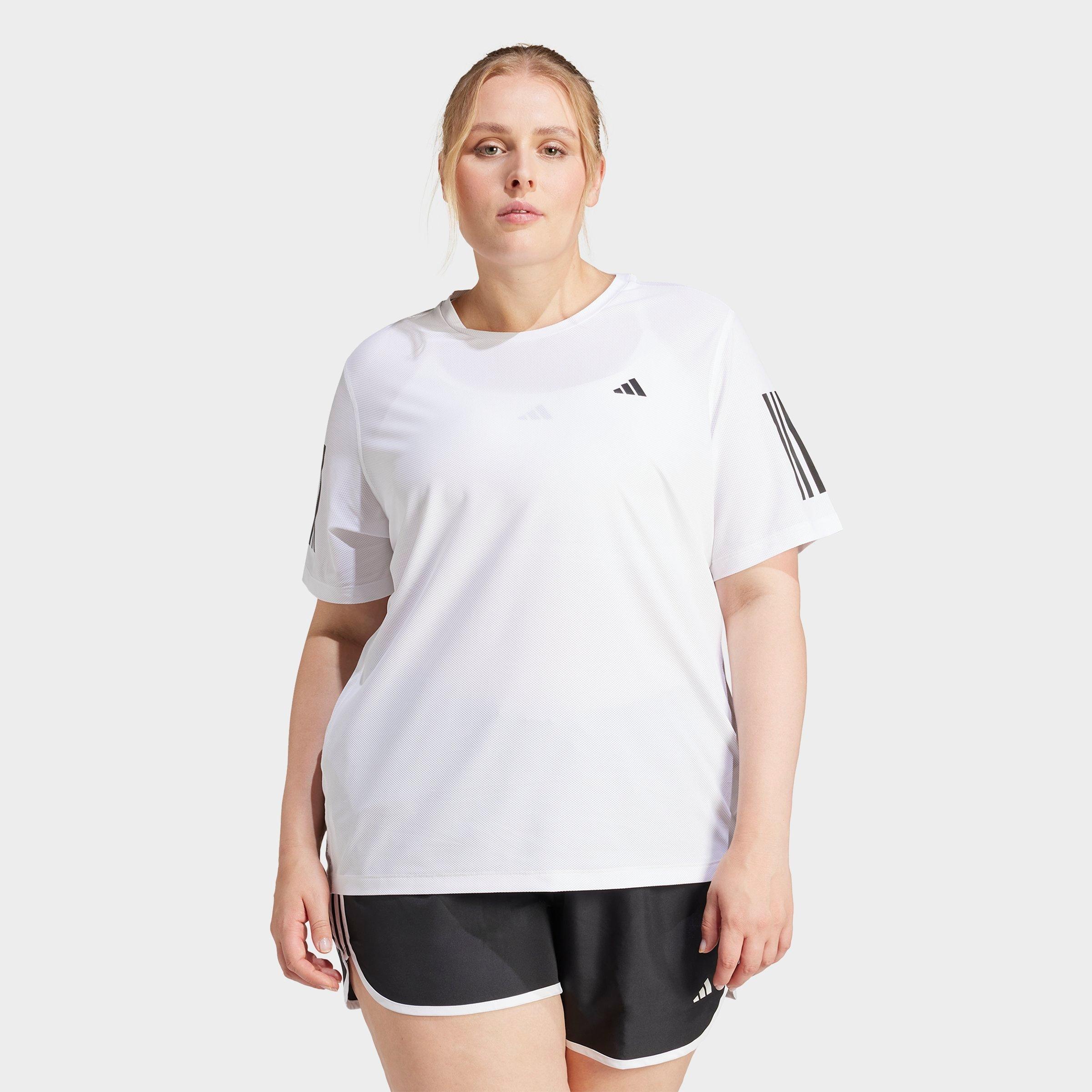 Women's adidas Own The Run T-Shirt (Plus Size) | Finish Line
