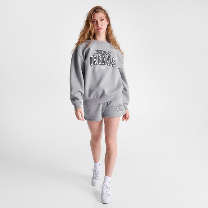 Wijzer hoek zeemijl Women's adidas Originals BF Varsity Crewneck Sweatshirt| Finish Line