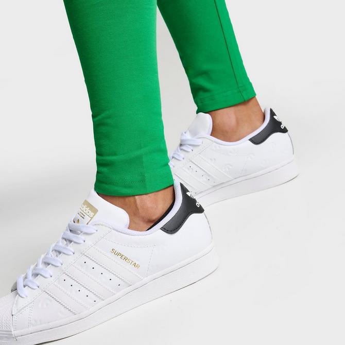adidas Originals CLASSICS TRACK PANT LOOSE - Tracksuit bottoms - collegiate  green/true pink/green 