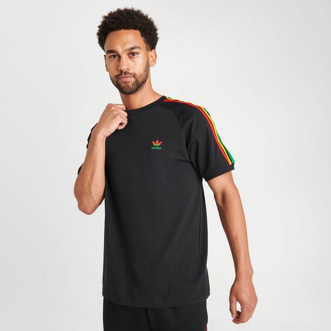 Adidas shirt with stripes online